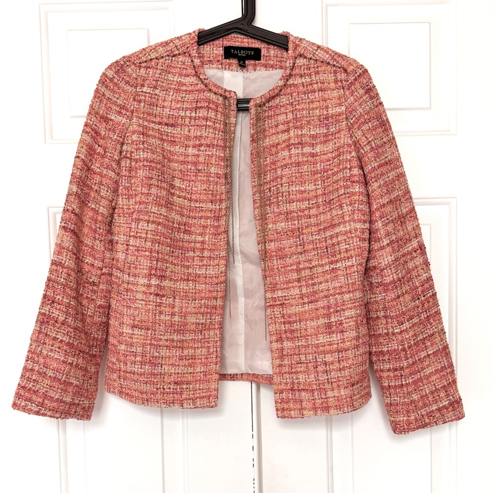 Talbots tweed jacket